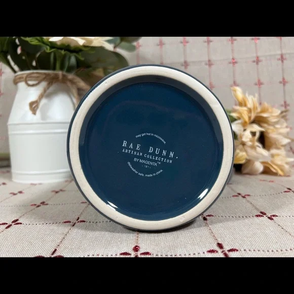 Rae Dunn Artisan Collection by Magenta Blue Game Day Pitcher New in Orig… - Picture 8 of 8